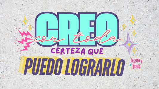 Creo con toda certeza que puedo lograrlo!