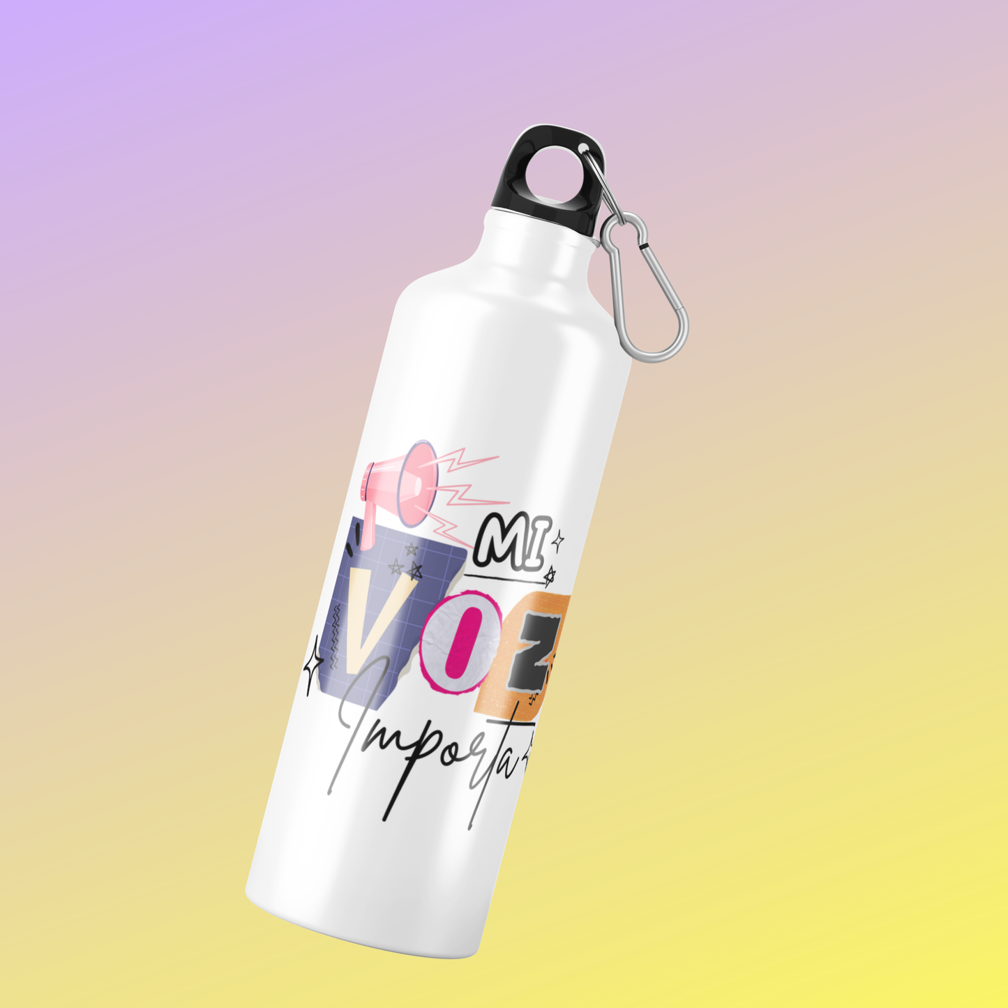 Botella Inspiradora de Aluminio 600 ml – Hidratación con Propósito