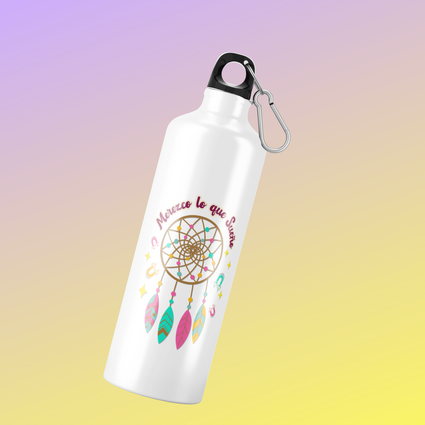 Botella Inspiradora de Aluminio 600 ml – Hidratación con Propósito