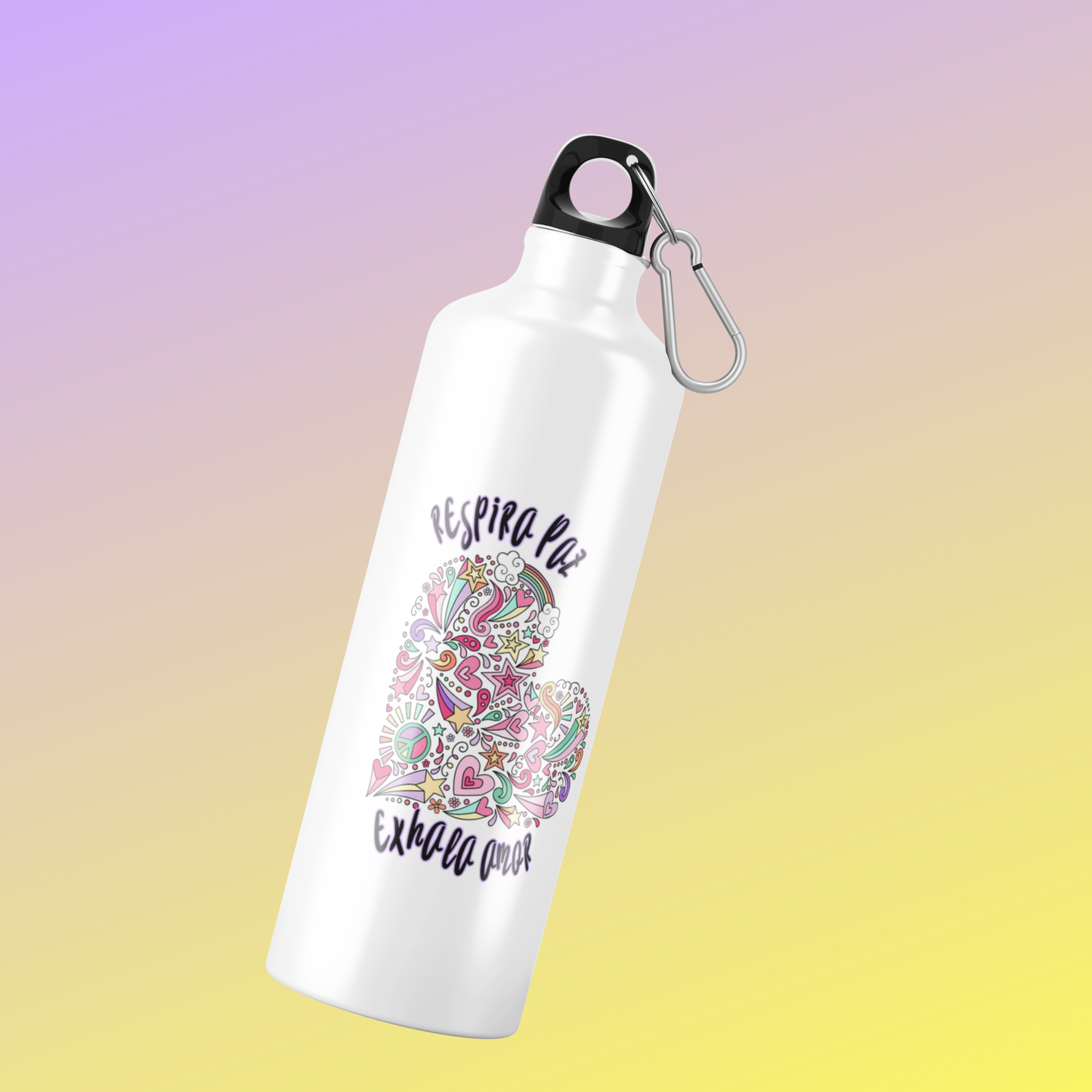 Botella Inspiradora de Aluminio 600 ml – Hidratación con Propósito