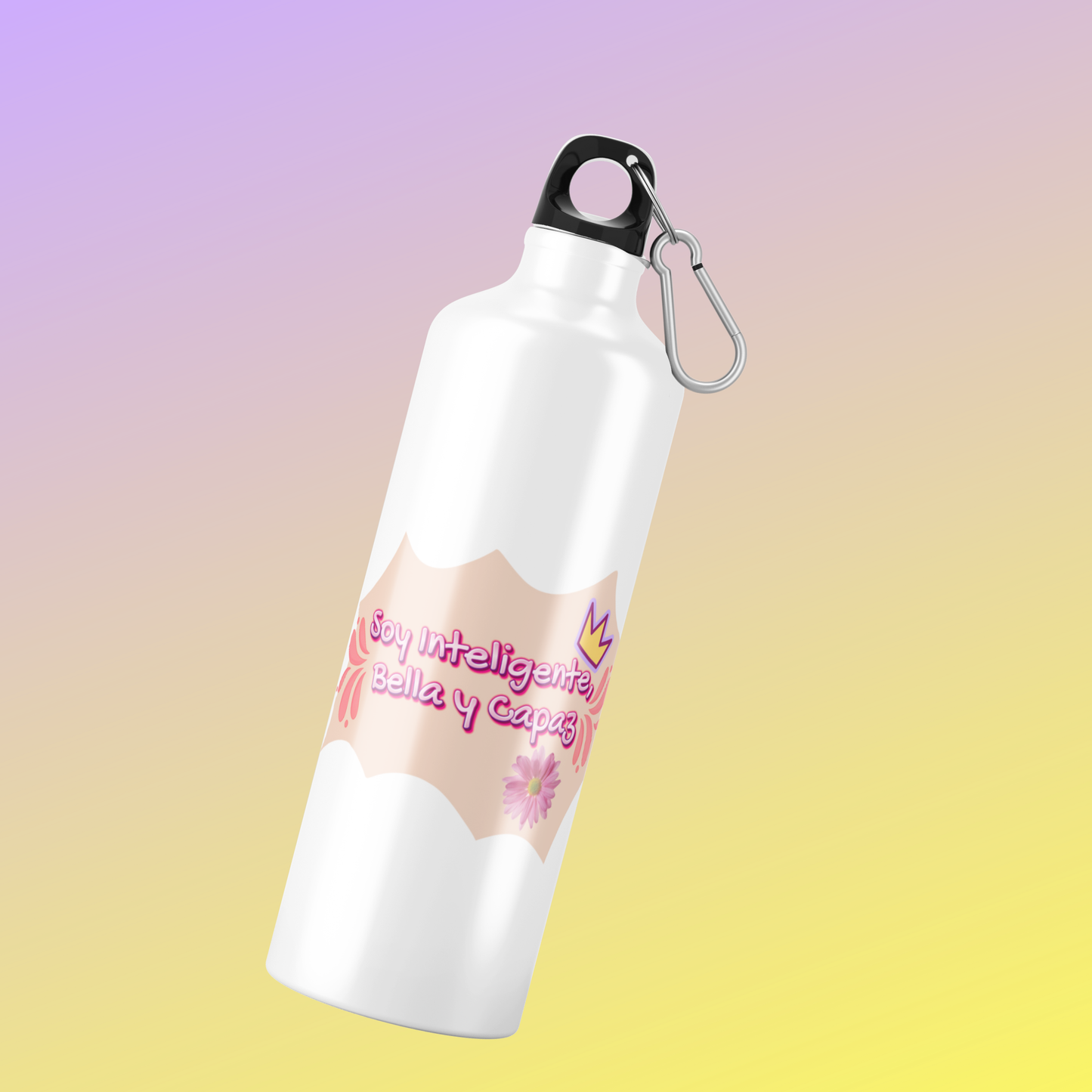 Botella Inspiradora de Aluminio 600 ml – Hidratación con Propósito