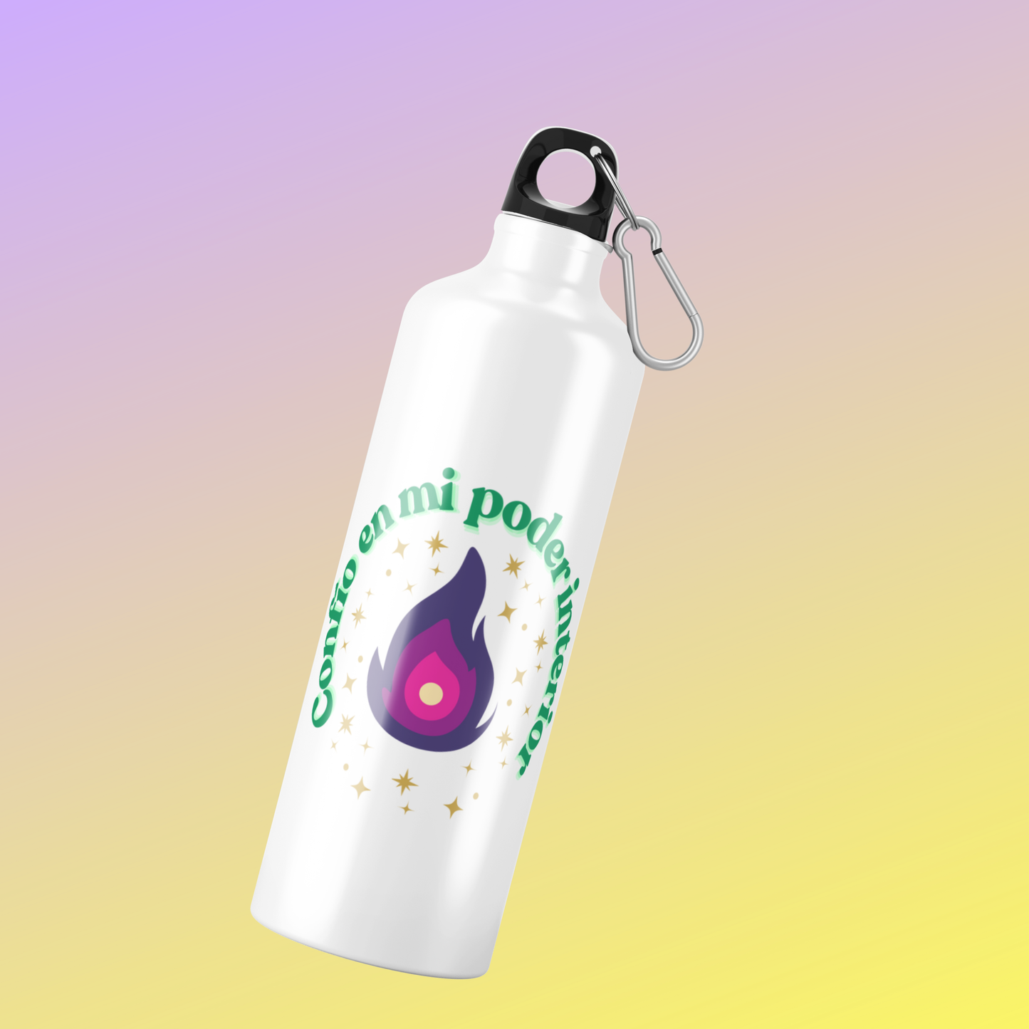 Botella Inspiradora de Aluminio 600 ml – Hidratación con Propósito