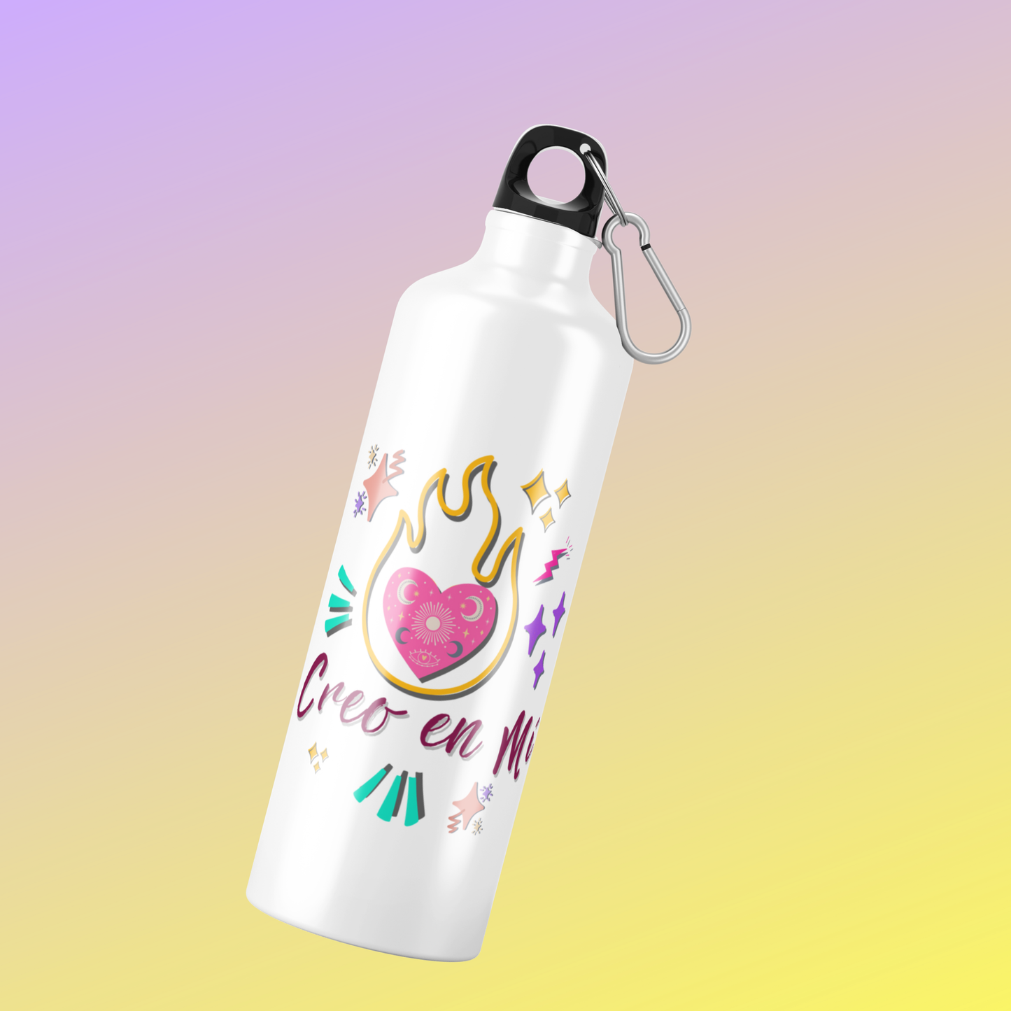 Botella Inspiradora de Aluminio 600 ml – Hidratación con Propósito