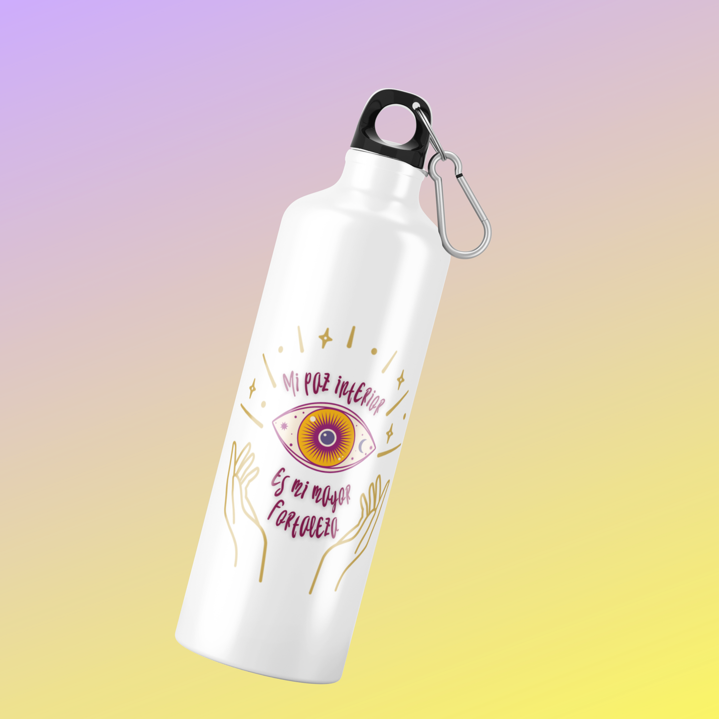 Botella Inspiradora de Aluminio 600 ml – Hidratación con Propósito