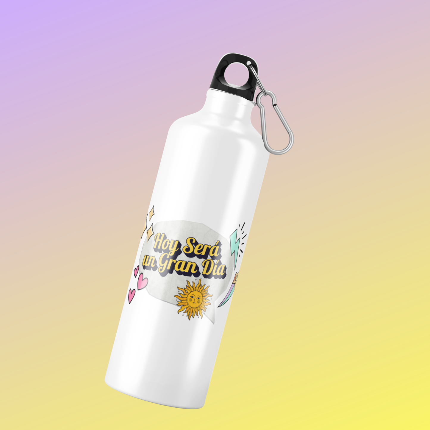 Botella Inspiradora de Aluminio 600 ml – Hidratación con Propósito