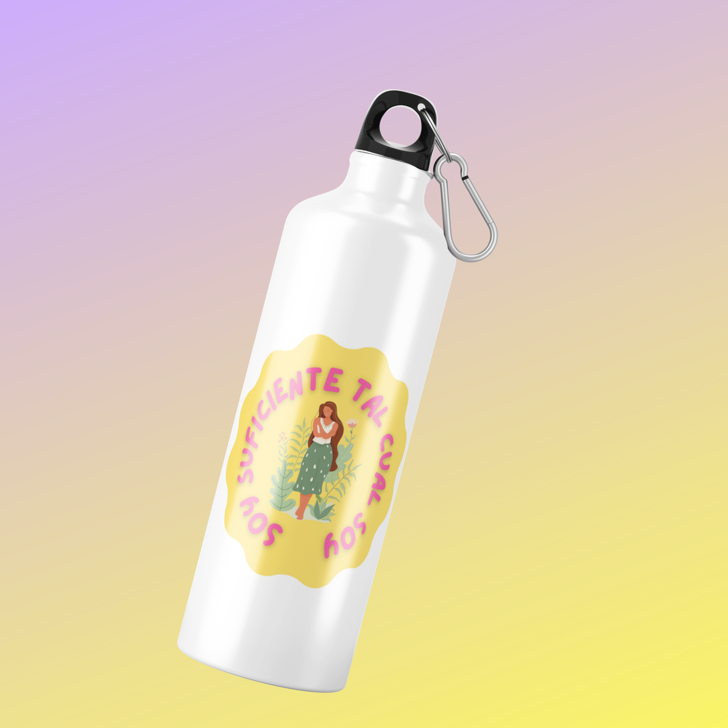 Botella Inspiradora de Aluminio 600 ml – Hidratación con Propósito