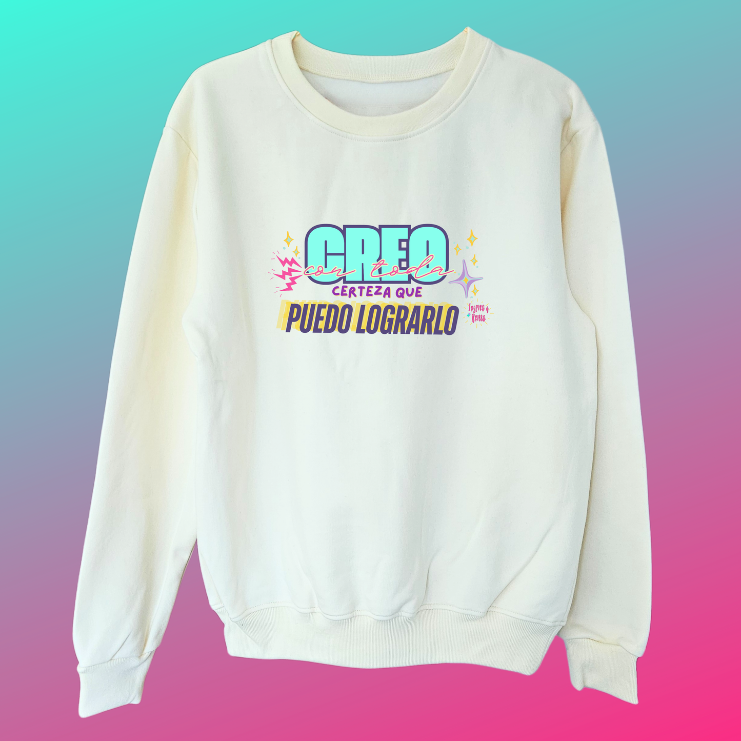 Creo con toda certeza que puedo lograrlo - Crema