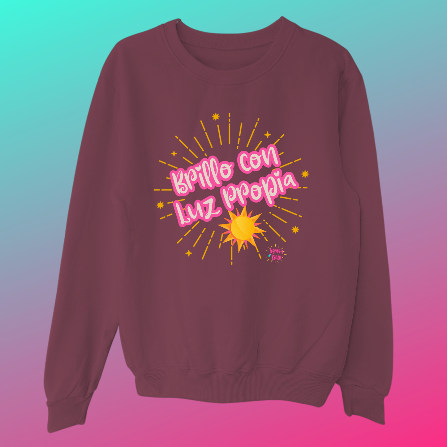 Brillo con luz propia - Burdeo