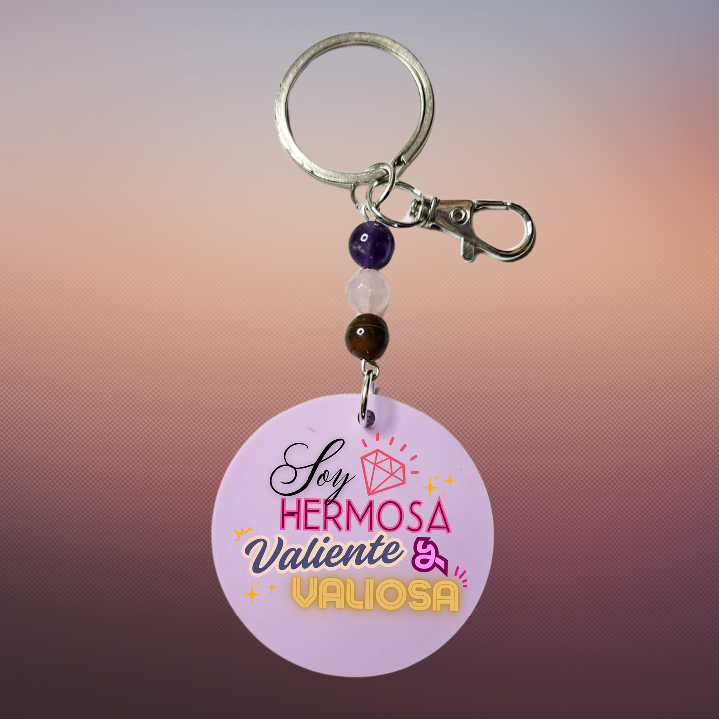 Soy hermosa valiente y valiosa - Lila