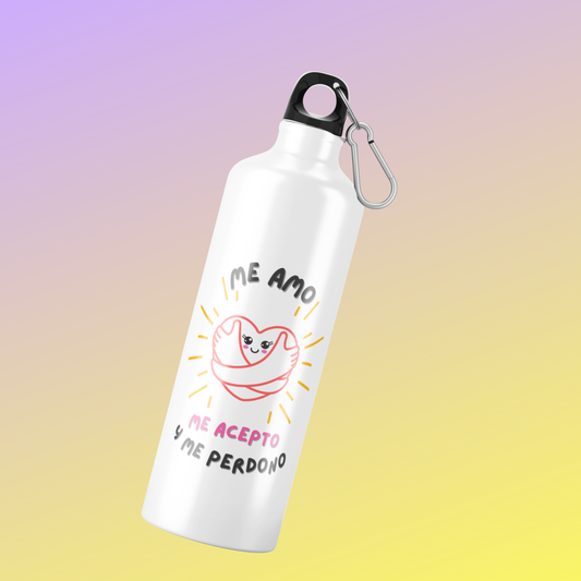 Botella Inspiradora de Aluminio 600 ml – Hidratación con Propósito