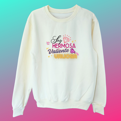 Soy hermosa valiente y valiosa - Crema